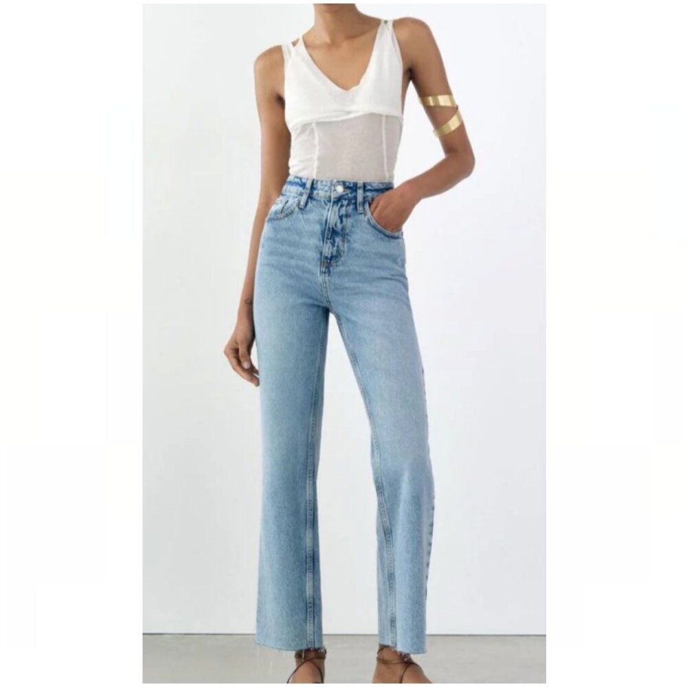 Zara The 90s Straight Leg Jeans - Picture 10 of 11